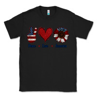 Black Peace Love America Classic Tee - Jasminsmagicworld