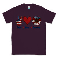 Plum Peace Love America Classic Tee - Jasminsmagicworld