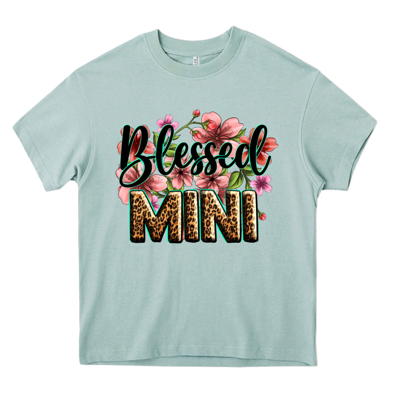 Flowers Blessed Mini Heavy Core Tee by Zillion Design Studio | Teevron
