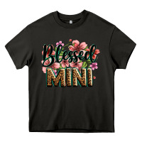 Asphalt flowers blessed mini Heavy Core Tee - Zillion Design Studio
