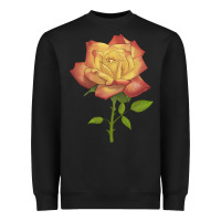 Black rainbow's end rose Heavyweight Sweatshirt - LillyAllenDesigns