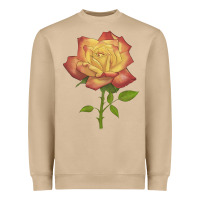 Mushroom rainbow's end rose Heavyweight Sweatshirt - LillyAllenDesigns