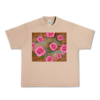 Burro Western Pink Roses Urban Heavy Tee - LillyAllenDesigns