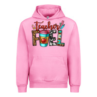 Fuchsia Pink teacher fuel Urban Hoodie - OliviaCreatesArt