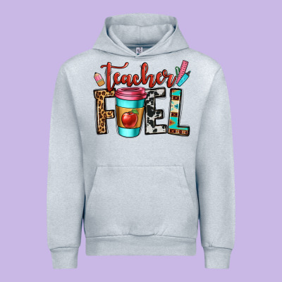 Teacher Fuel Urban Hoodie Designed By Oliviacreatesart