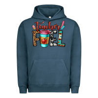 Pigment Midnight Navy teacher fuel Urban Hoodie - OliviaCreatesArt
