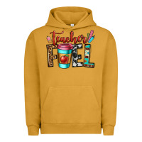 Pigment Peanut Butter teacher fuel Urban Hoodie - OliviaCreatesArt