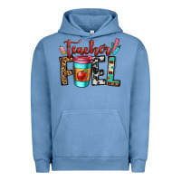 Pigment Pebble Blue teacher fuel Urban Hoodie - OliviaCreatesArt