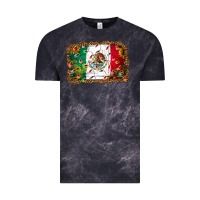 Cloud Black Christmas lights Mexican flag Vintage Tee - Jasminsmagicworld