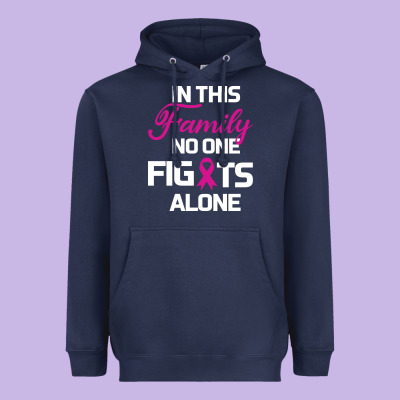 In This Family No One Fights Alone Cancer Survivor Heavyweight Hoodie Designed By Bettercallsaul