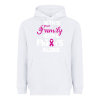 White In This Family No One Fights Alone Cancer Survivor Heavyweight Hoodie - Bettercallsaul
