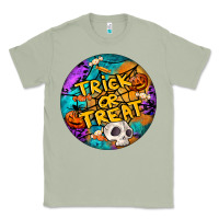 Matcha Trick Or Treat Hallowen Round Classic Tee - LillyAllenDesigns