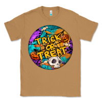 Toasted Coconut Trick Or Treat Hallowen Round Classic Tee - LillyAllenDesigns