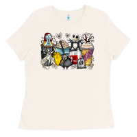 Bone cartoon characters coffee cups Ladies Tee - Zillion Design Studio