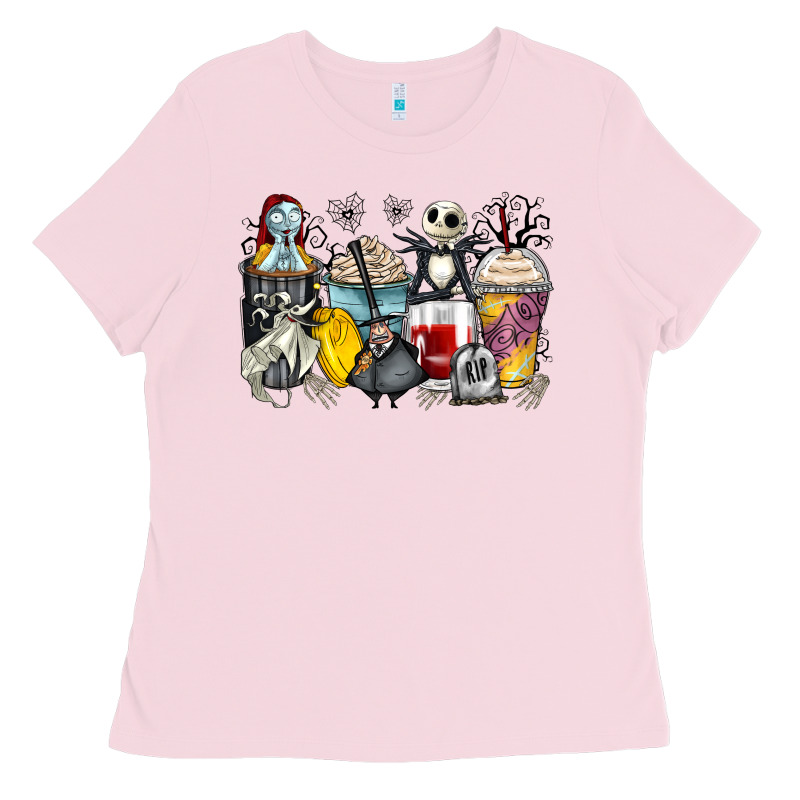 Cartoon Characters Coffee Cups Ladies Tee by Zillion Design Studio | Teevron