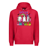 Cardinal Let's go ghouls Premium Hoodie - NancyCooperArtShop