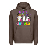 Coffee Let's go ghouls Premium Hoodie - NancyCooperArtShop