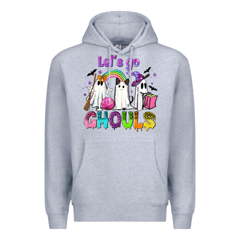 Let's Go Ghouls Premium Hoodie by NancyCooperArtShop | Teevron