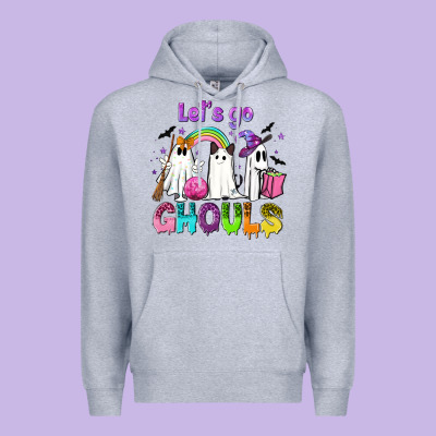 Let's Go Ghouls Premium Hoodie Designed By Nancycooperartshop