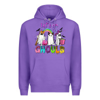 Purple Let's go ghouls Premium Hoodie - NancyCooperArtShop