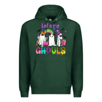 Sports Green Let's go ghouls Premium Hoodie - NancyCooperArtShop