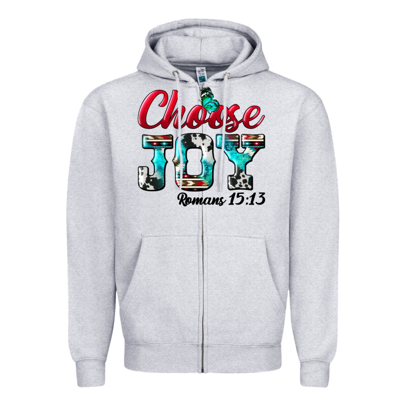 Choose Joy Zipper Hoodie by BundleAndBundleShop | Teevron