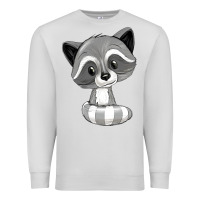 Dove Grey raccoon Premium Sweatshirt - texasbilliewilder