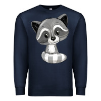 Navy raccoon Premium Sweatshirt - texasbilliewilder