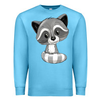 Ocean Blue raccoon Premium Sweatshirt - texasbilliewilder