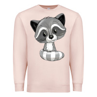 Pale Pink raccoon Premium Sweatshirt - texasbilliewilder