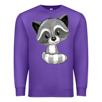 Purple raccoon Premium Sweatshirt - texasbilliewilder
