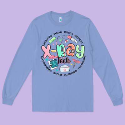 X Ray Tech Long Sleeve Tee Designed By Maliassmallbusiness