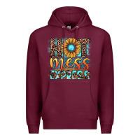 Burgundy hot mess express Premium Hoodie - JahusDesignShop