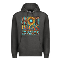 Charcoal Heather hot mess express Premium Hoodie - JahusDesignShop