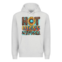 Dove Grey hot mess express Premium Hoodie - JahusDesignShop