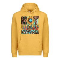 Mustard hot mess express Premium Hoodie - JahusDesignShop