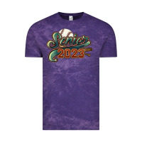 Cloud Purple senior 2023 baseball Vintage Tee - NancyCooperArtShop