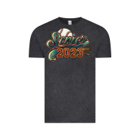 Vintage Black senior 2023 baseball Vintage Tee - NancyCooperArtShop
