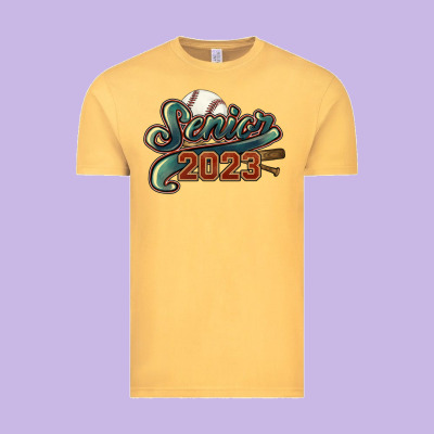 Senior 2023 Baseball Vintage Tee Designed By Nancycooperartshop