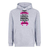 Heather Grey Surgical Dental Assistant Heavyweight Hoodie - Bettercallsaul