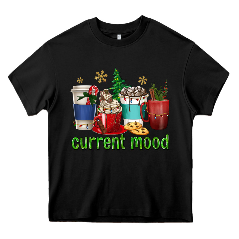 Coffee Cups Current Mood Heavy Core Tee by texasbilliewilder | Teevron