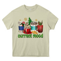 Mossy coffee cups current mood Heavy Core Tee - texasbilliewilder