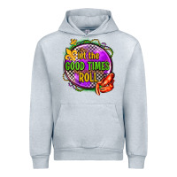 Heather Grey let the good times roll olivia Urban Hoodie - OliviaCreatesArt