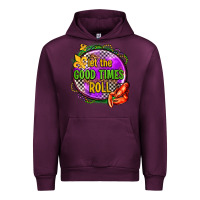 Mauve Wine let the good times roll olivia Urban Hoodie - OliviaCreatesArt
