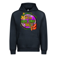 Navy let the good times roll olivia Urban Hoodie - OliviaCreatesArt