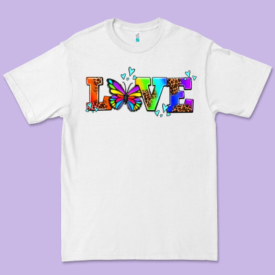Pride Love Butterflies Premium Tee Designed By Adodesignshop
