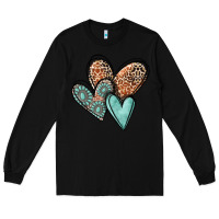 Black western love hearts Long Sleeve Tee - MaliasSmallBusiness
