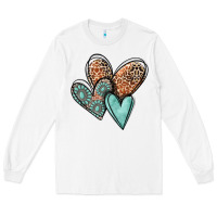 White western love hearts Long Sleeve Tee - MaliasSmallBusiness