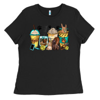 Black pet groomer coffee cups Ladies Tee - Zillion Design Studio