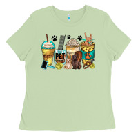 Matcha pet groomer coffee cups Ladies Tee - Zillion Design Studio